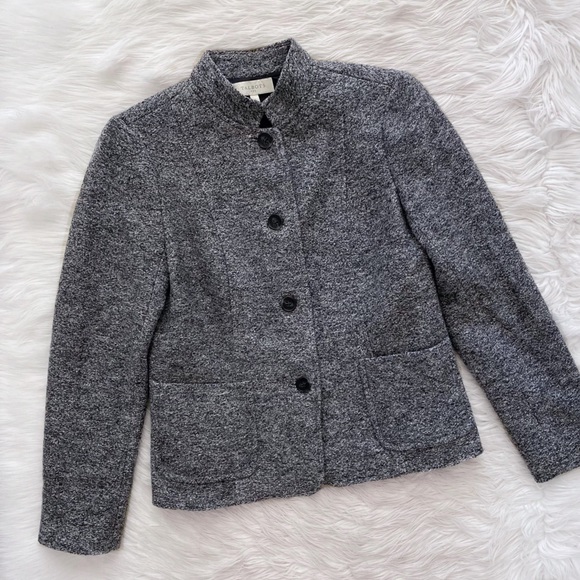 Talbots Jackets & Blazers - Talbots Gray Wool Blend Blazer Jacket
